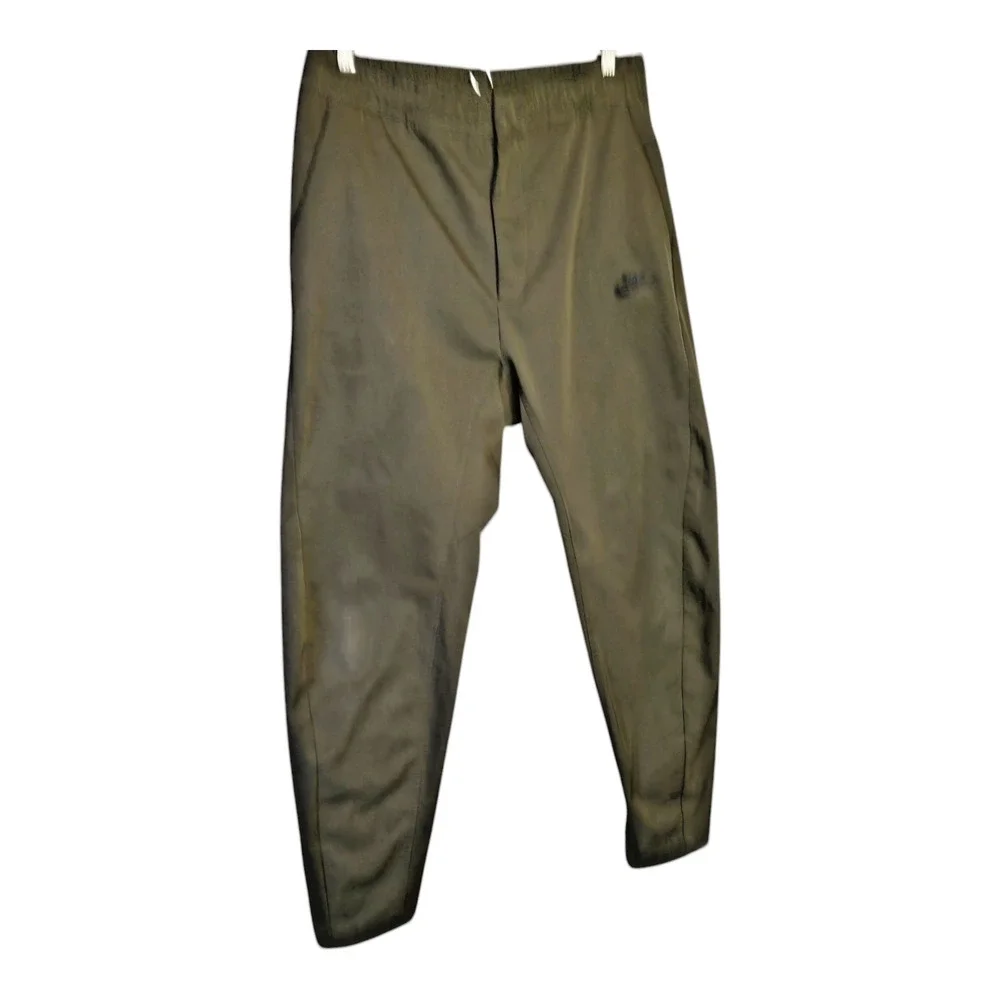Nike Jogger Pants Mens M‎ Olive Green Bonded Woven Tech Utility